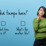 The word “tiempo” in Spanish